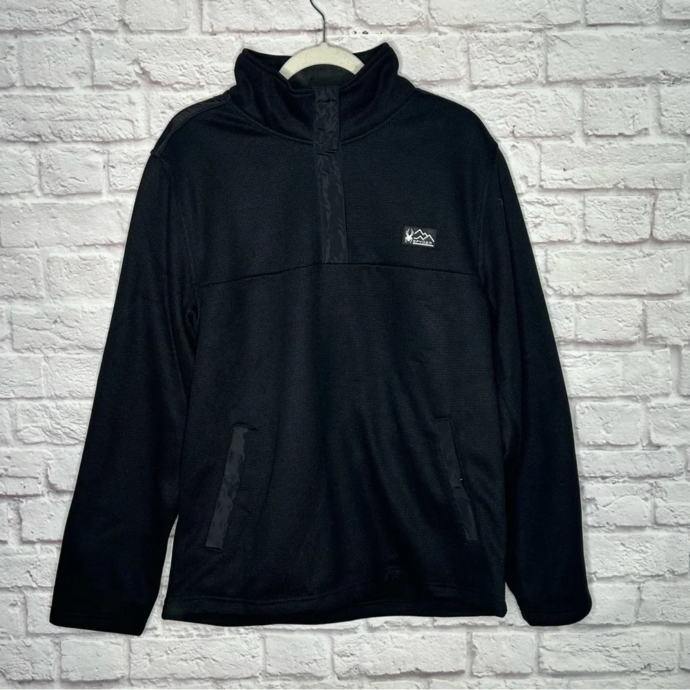 NWT Spyder Men’s Bonded Sweater Fleece Shirt - Picture 7 of 16